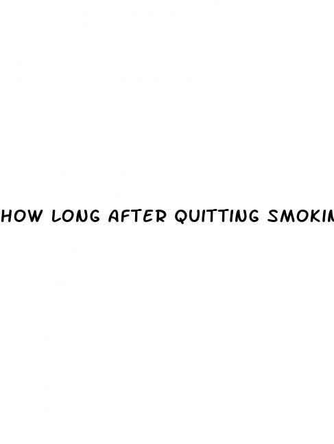 how long after quitting smoking does erectile dysfunction improve