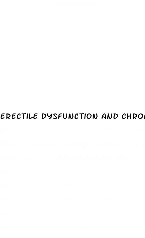 erectile dysfunction and chronic pain