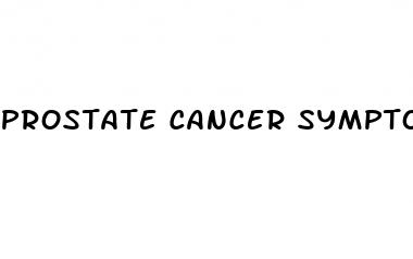 prostate cancer symptoms erectile dysfunction