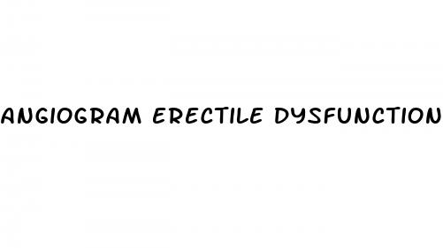 angiogram erectile dysfunction