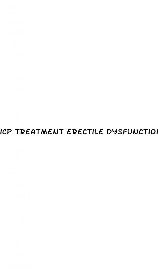 icp treatment erectile dysfunction