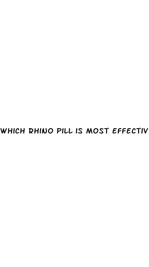 which rhino pill is most effective