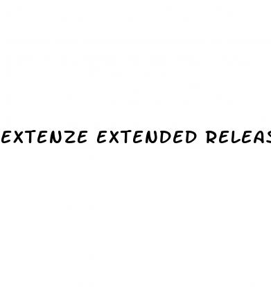 extenze extended release male enhancement