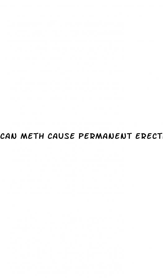 can meth cause permanent erectile dysfunction