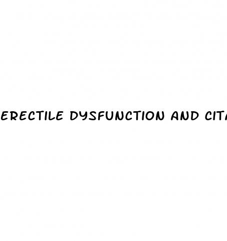 erectile dysfunction and citalopram