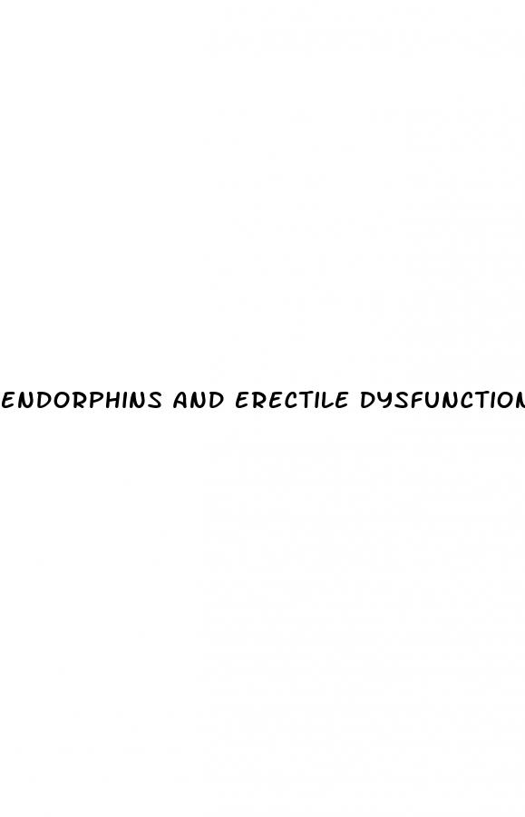 endorphins and erectile dysfunction