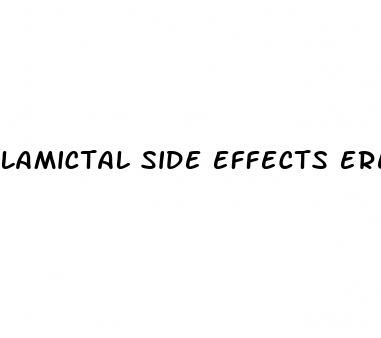 lamictal side effects erectile dysfunction