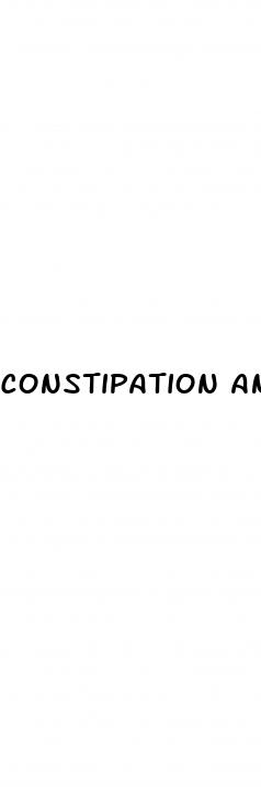 constipation and erectile dysfunction