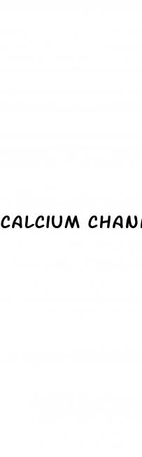 calcium channel blocker and erectile dysfunction