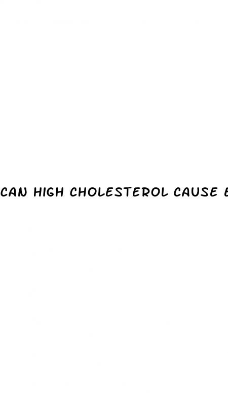 can high cholesterol cause erectile dysfunction