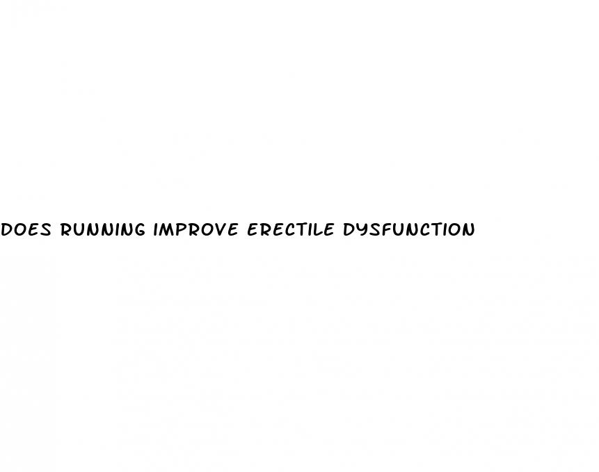 does running improve erectile dysfunction