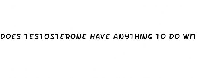 does testosterone have anything to do with erectile dysfunction