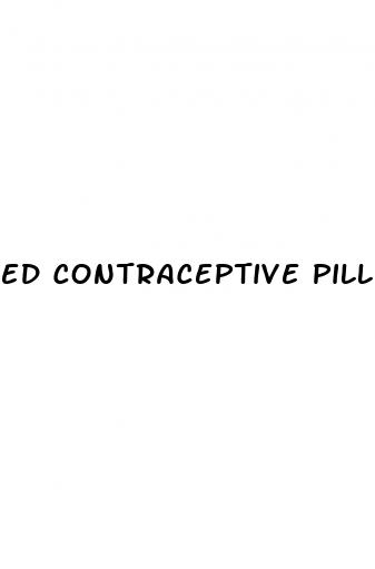 ed contraceptive pill