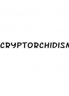 cryptorchidism and erectile dysfunction