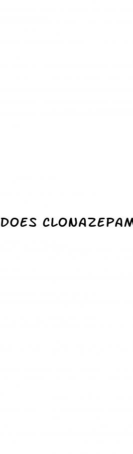 does clonazepam cause erectile dysfunction