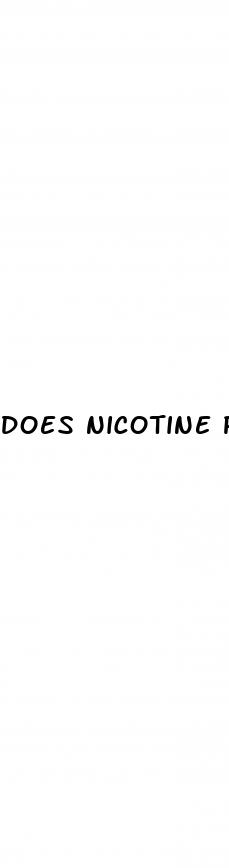 does nicotine pouches cause erectile dysfunction