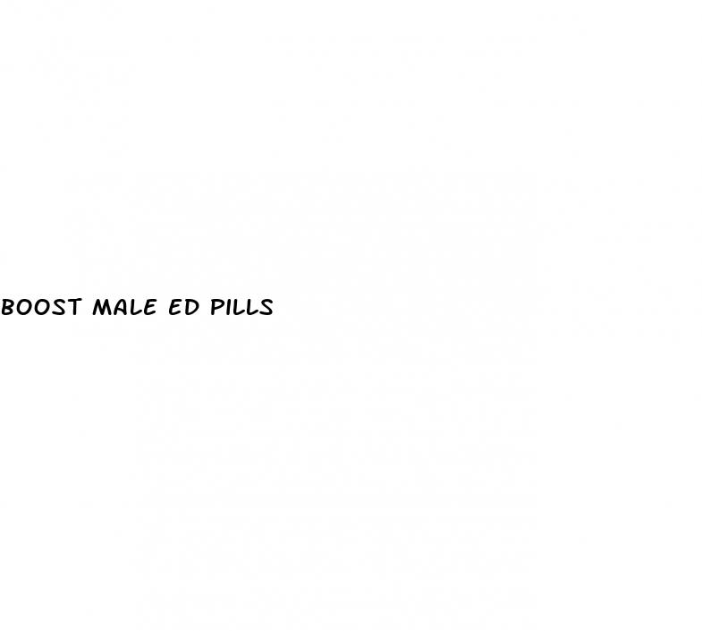 boost male ed pills