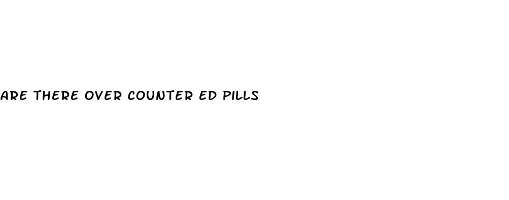 are there over counter ed pills