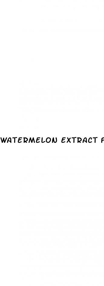 watermelon extract for erectile dysfunction