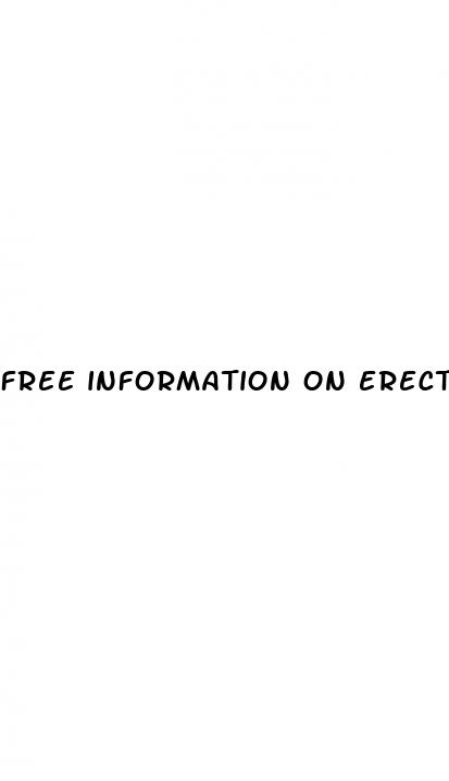 free information on erectile dysfunction