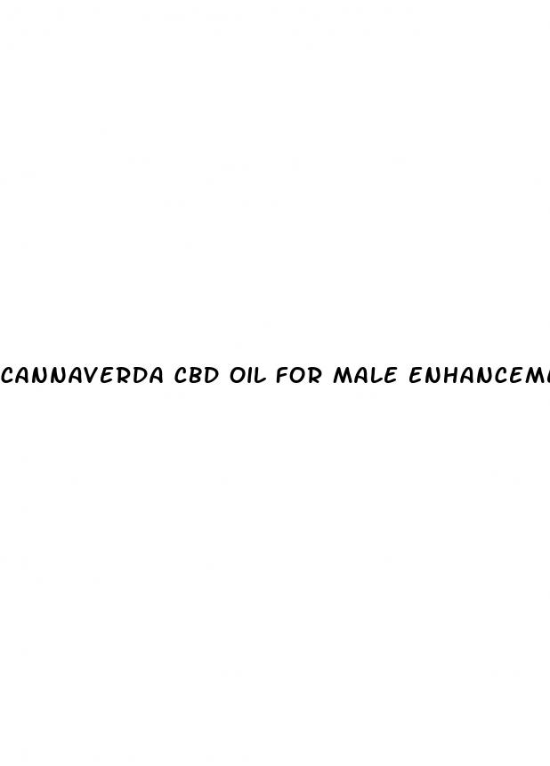 cannaverda cbd oil for male enhancement