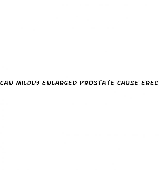 can mildly enlarged prostate cause erectile dysfunction