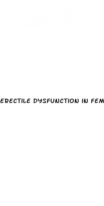 erectile dysfunction in females