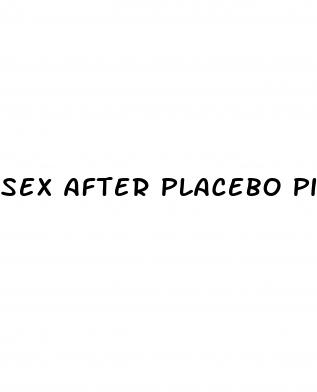 sex after placebo pills