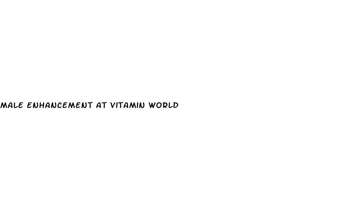 male enhancement at vitamin world