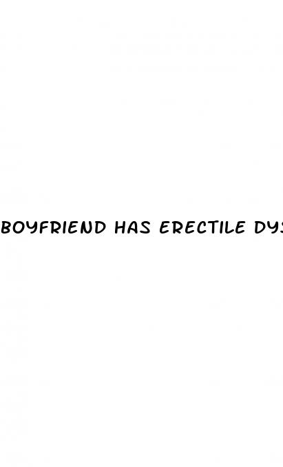 boyfriend has erectile dysfunction