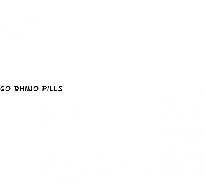 go rhino pills