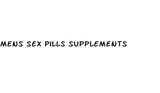 mens sex pills supplements