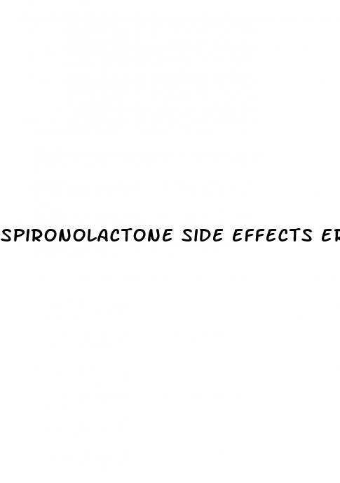 spironolactone side effects erectile dysfunction