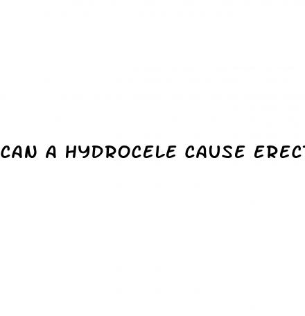 can a hydrocele cause erectile dysfunction