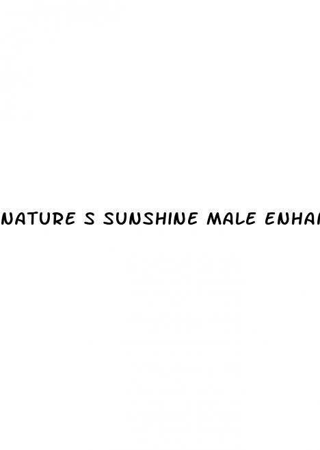 nature s sunshine male enhancement