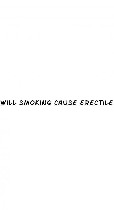 will smoking cause erectile dysfunction