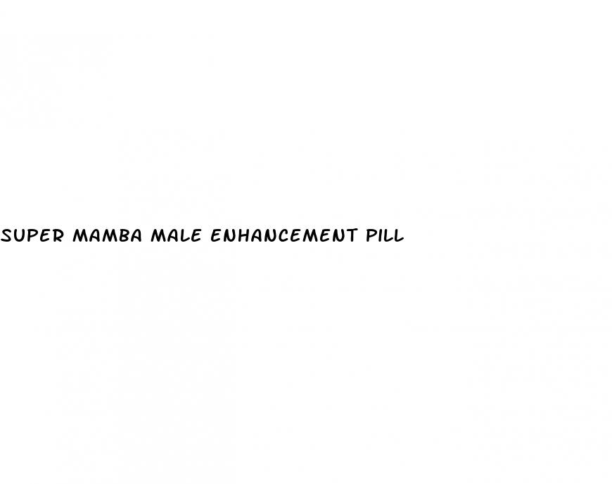 super mamba male enhancement pill