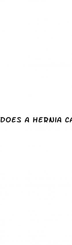 does a hernia cause erectile dysfunction