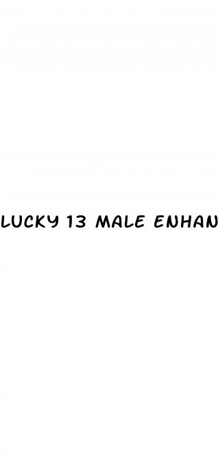 lucky 13 male enhancement reviews