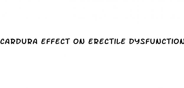 cardura effect on erectile dysfunction