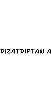 rizatriptan and erectile dysfunction