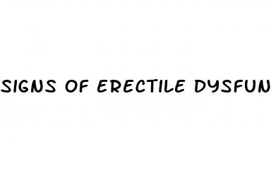 signs of erectile dysfunction in 40s