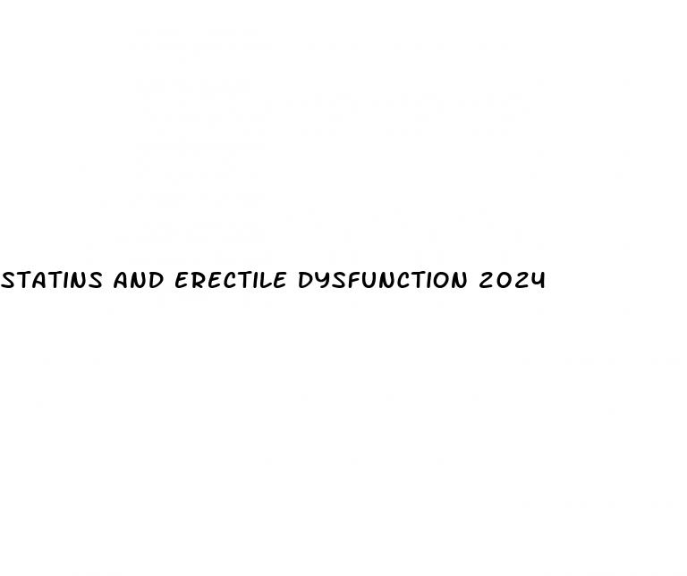 statins and erectile dysfunction 2024