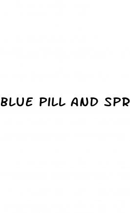 blue pill and spray for sex