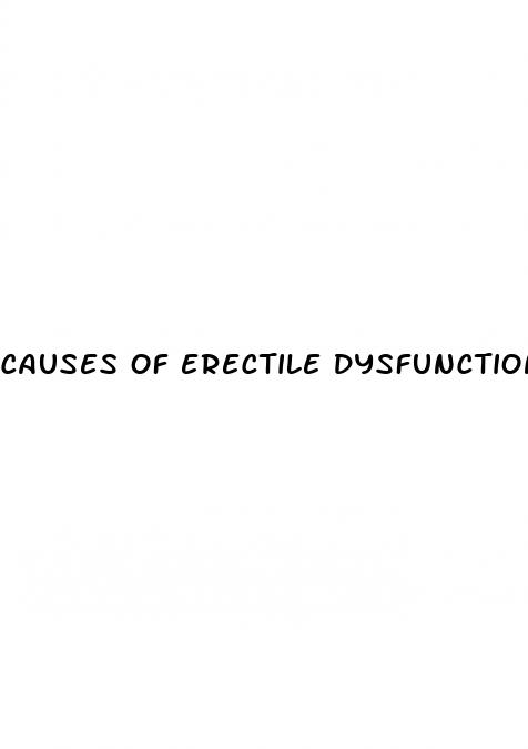 causes of erectile dysfunction in the elderly