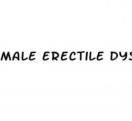 male erectile dysfunction medicine