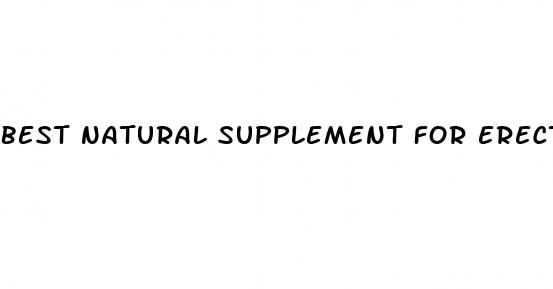 best natural supplement for erectile dysfunction