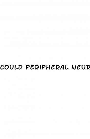 could peripheral neuropathy cause erectile dysfunction