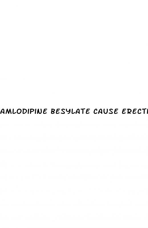 amlodipine besylate cause erectile dysfunction