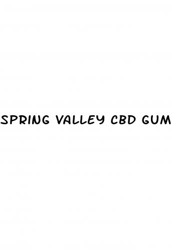 spring valley cbd gummies for ed